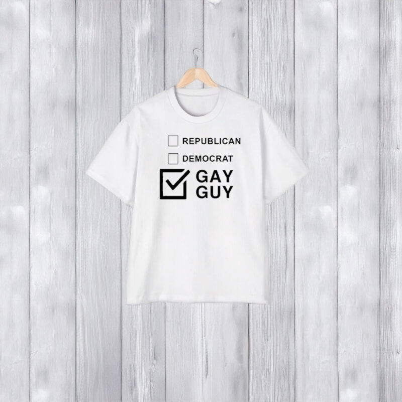 Republican Democrat Gay Guy T-Shirt1