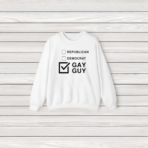 Republican Democrat Gay Guy T-Shirt3