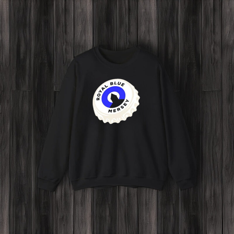 Royal Blue Mersey Bottle Top T-Shirt3