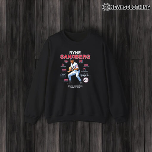 Ryne Sandberg Statue Dedication June 23 2024 T-Shirt