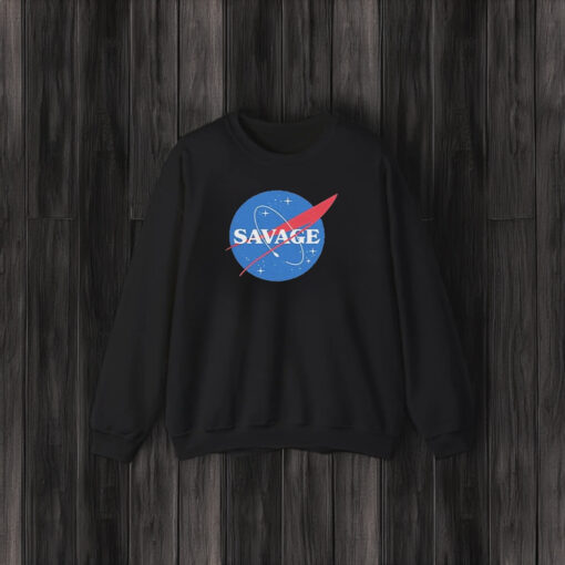 Savage Meatball Nasa Logo 2024 T-Shirt3