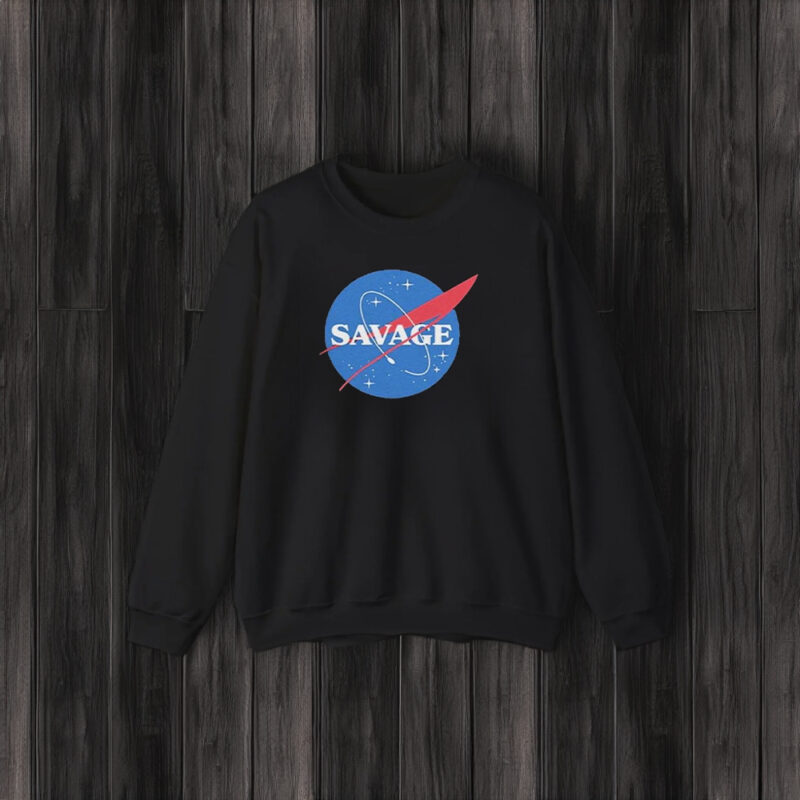 Savage Meatball Nasa Logo 2024 T-Shirt3