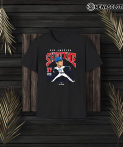 Shohei Ohtani 27 Los Angeles Shotime Baseball T-Shirt3