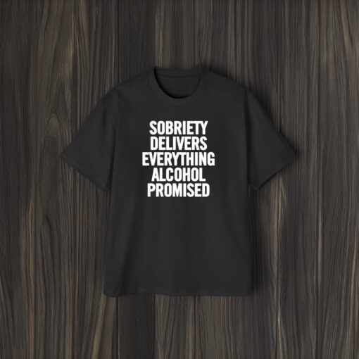 Sobriety Delivers Everything Alcohol Promised 2024 T-Shirt2