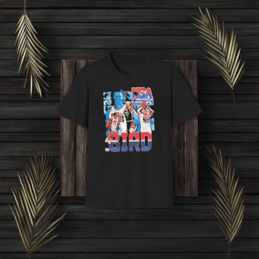 Team USA Legend Team USA Larry Bird T-Shirt3