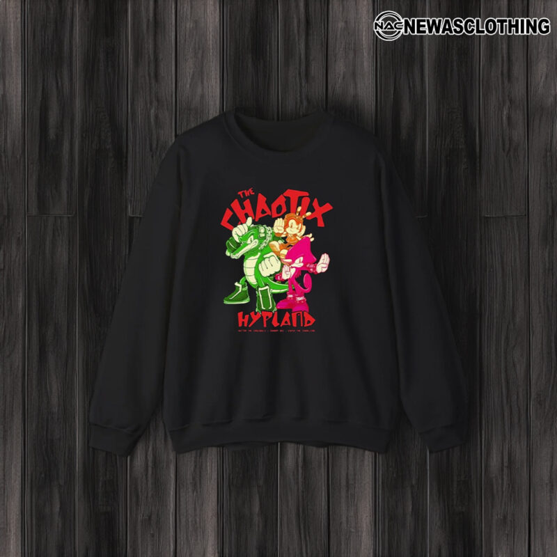 The Chaotix Hypland Vector The Crocodile Charmy Bee Espio The Chameleon T-Shirt