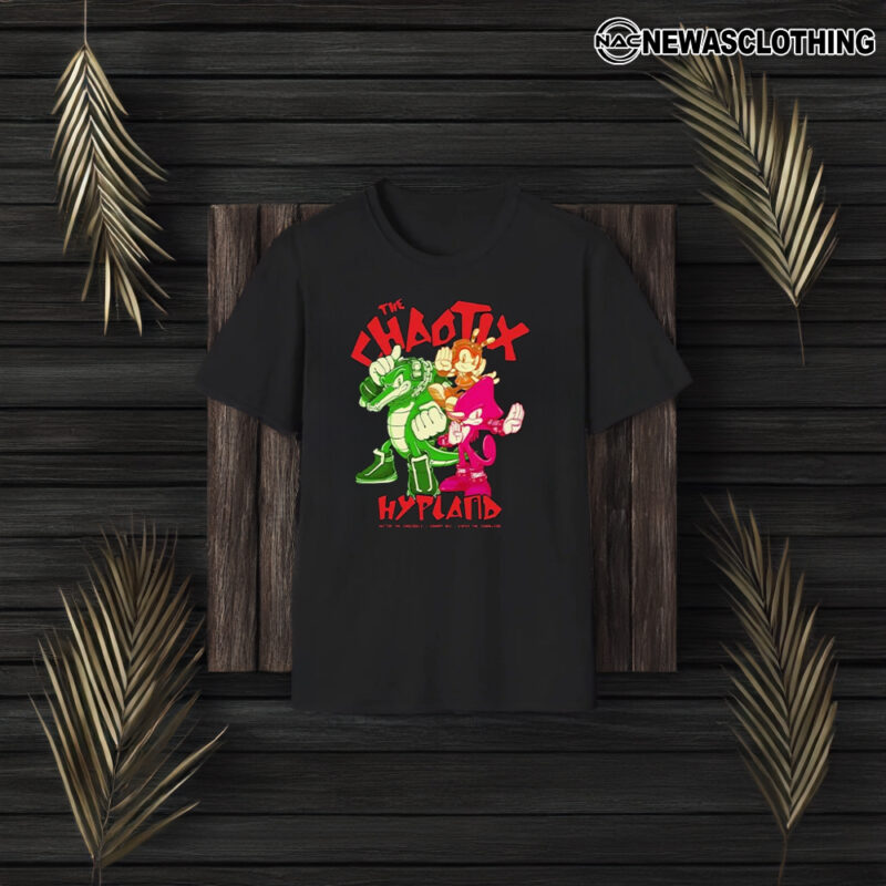 The Chaotix Hypland Vector The Crocodile Charmy Bee Espio The Chameleon T-Shirt3