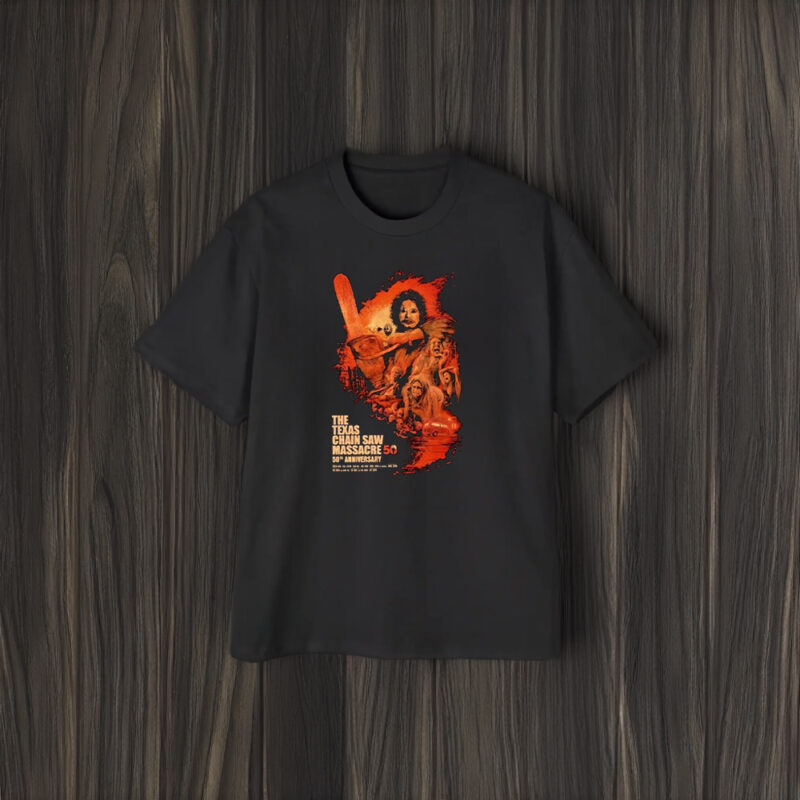 The Texas Chain Saw Massacre 50 50th Anniversary T-Shirt1