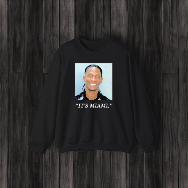 Travis Mugshot It’s Miami T-Shirt3