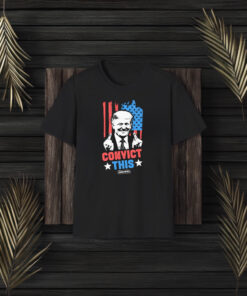 Trump Convict This Rebel News Trump With Fuccking Hand T-Shirt3