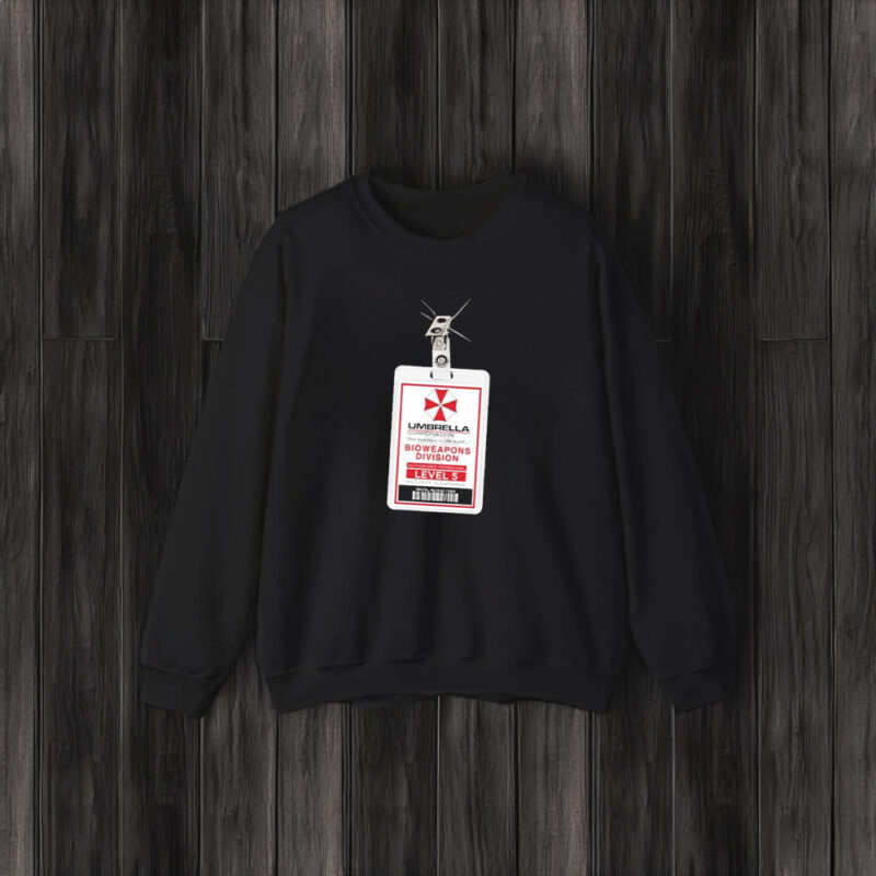 Umbrella Id Card Bioweapons Division T-Shirt