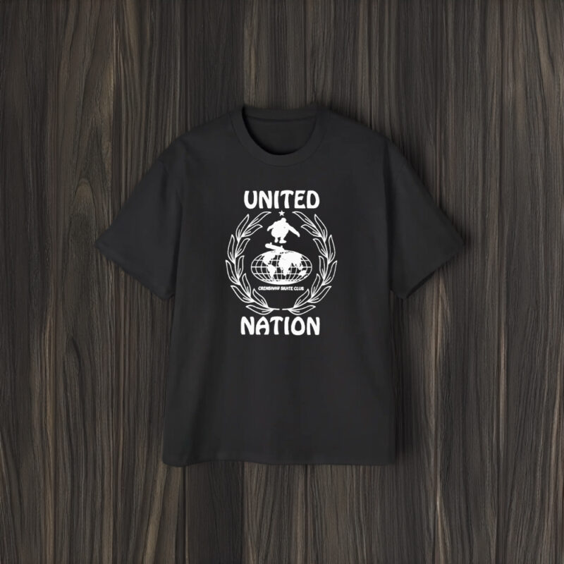 United Nation Crenshaw Skate Club T-Shirt2