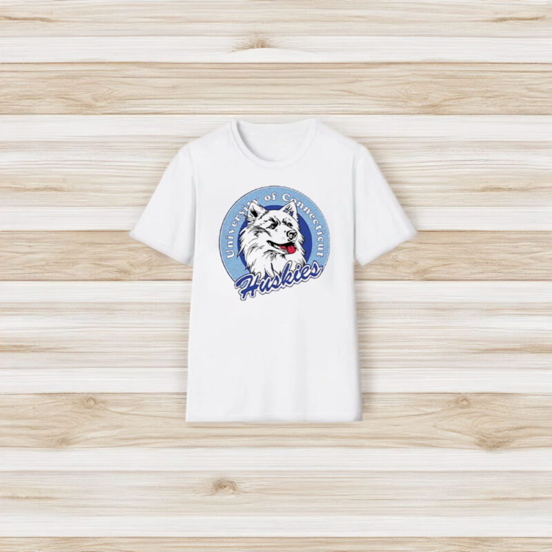 University Of Connection Huskies Logo T-Shirt3