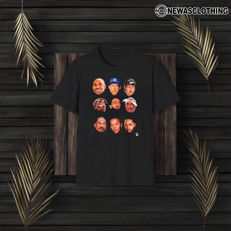 Westcoast X La Legends Youcantbeatla Face T-Shirt