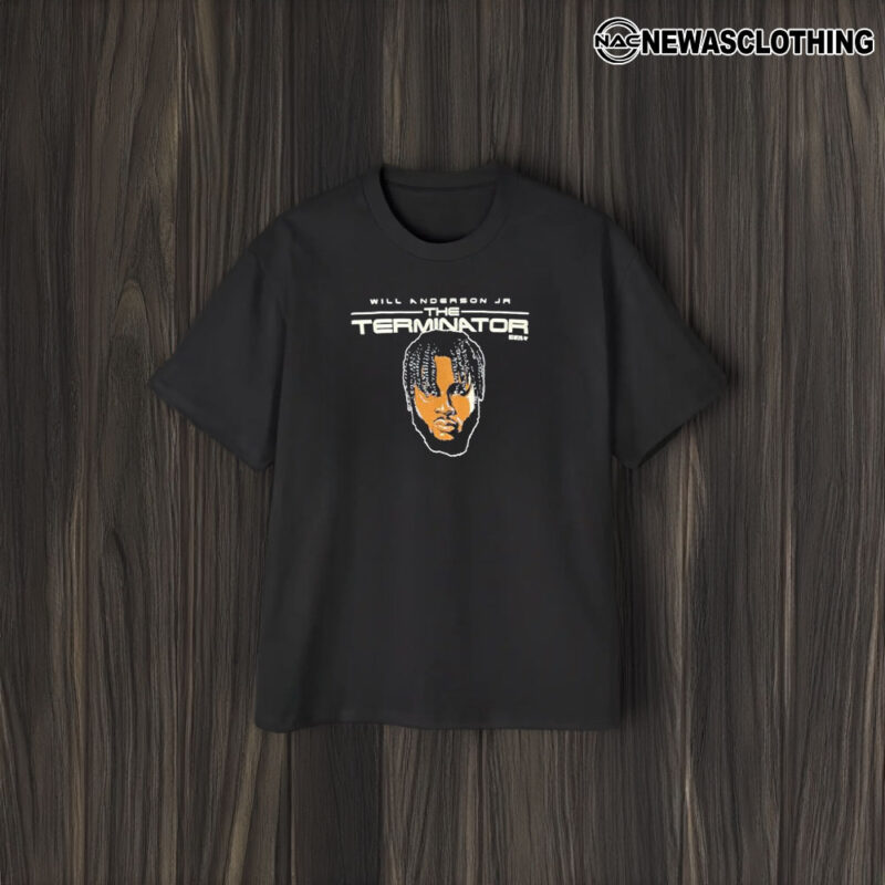 Will Anderson Jr The Terminator NFLPA T-Shirt1