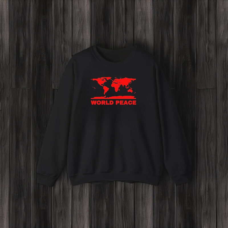 World Peace Map Elon Musk T-Shirt