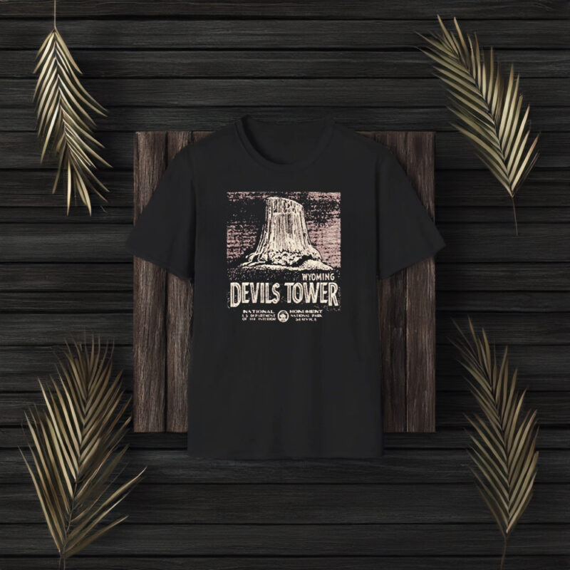 Wyoming Devils Tower National Monument Us Department T-Shirt3