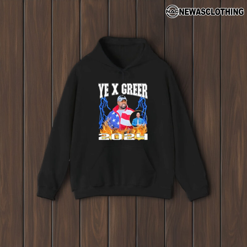 Ye X Greer 2024 US Fire And Thunder T-Shirt2