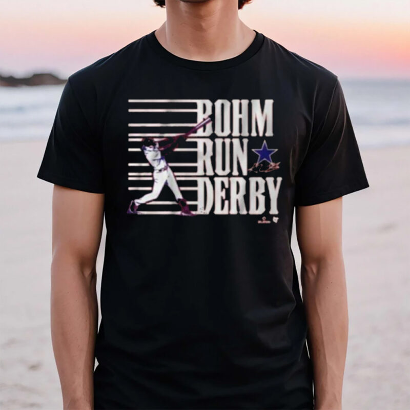 Alec Bohm Run Derby T-Shirt3