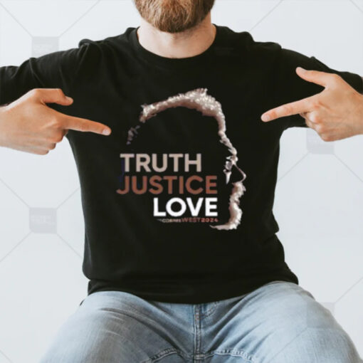 Cornel West 2024 Truth Justice Love Tee