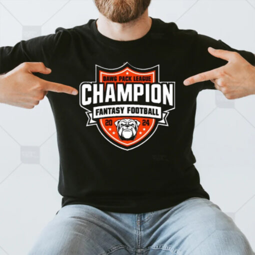 Dawg Pack League Champion Fantasy Football 2024 T-Shirt3