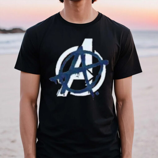 Deadpool Anarchy Avengers Logo T-Shirt2