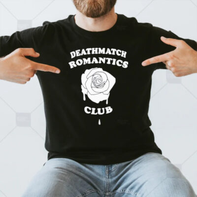 Deathmatch Romantics Club Rose T-Shirt3