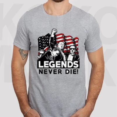 Donald Trump 2024 Fight Never Die Legends T-Shirt3