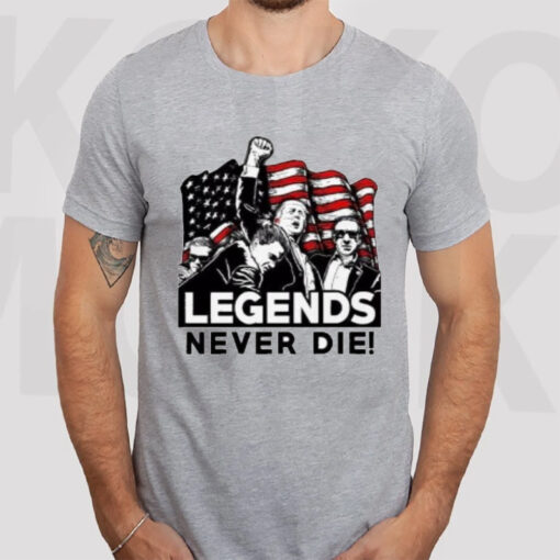 Donald Trump 2024 Fight Never Die Legends T-Shirt3