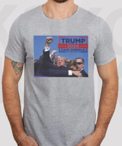 Donald Trump 2024 Pennsylvania Rally Shooting Save America Trump’s Raised Fist In Defiance T-Shirt3