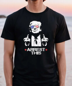 Donald Trump Arrest Funny Elections 2024 T-Shirt2