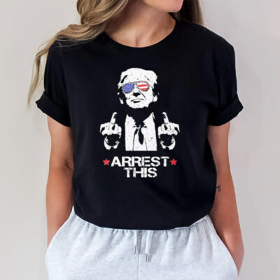 Donald Trump Arrest Funny Elections 2024 T-Shirt3