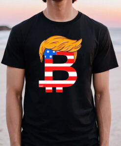 Donald Trump Orange American Man Bitcoin T-Shirt2