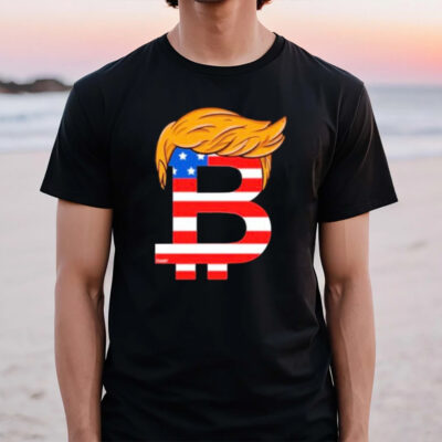 Donald Trump Orange American Man Bitcoin T-Shirt2