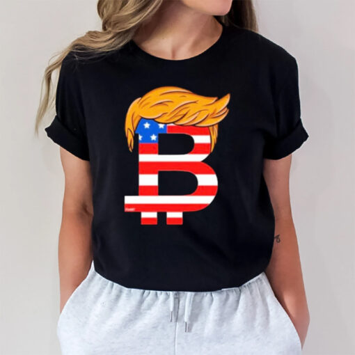 Donald Trump Orange American Man Bitcoin T-Shirt3