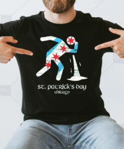 Drunk Chalkie St Patrick’s Bay Chicago T-Shirt3