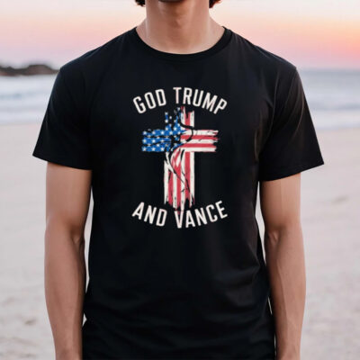 God Trump Shot And Vance T-Shirt2