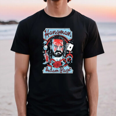 Hangman Adam Page Alee Hugill Wrestling Blood T-Shirt3