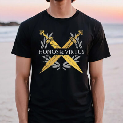 Honos Et Virtus Honour & Virtue Sword T-Shirt2