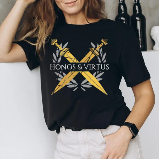 Honos Et Virtus Honour & Virtue Sword T-Shirt3