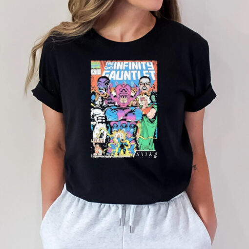 Infinity Gauntlet Pod Marvel Comics T-Shirt1