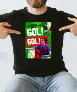 Italy Marco Tardelli 1982 World Cup 11 July 1982 Santiago Bernabeu Madrid Tardelli 69 Gol Gol T-Shirt3