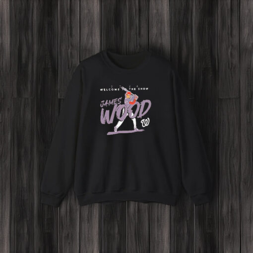 James Wood Washington Nationals Baseball Welcome To He Show 2024 T-Shirt