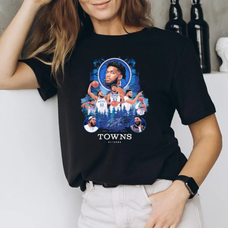 Karl Anthony Towns Towns Returns Signature T-Shirt2