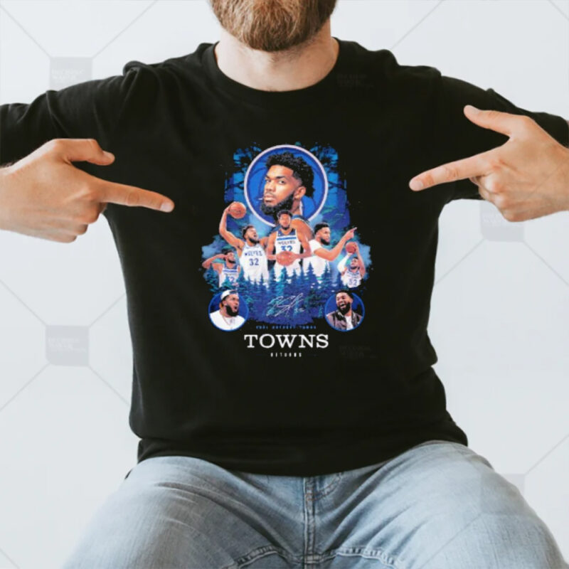 Karl Anthony Towns Towns Returns Signature T-Shirt3