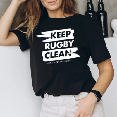 Keep Rugby Clean World Rugby Anti-doping T-Shirt2