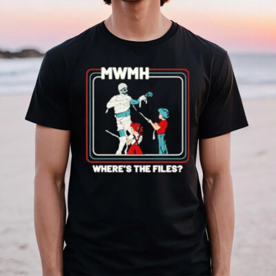 Murder With My Husband Mwmh Wheres The Files T-Shirt2