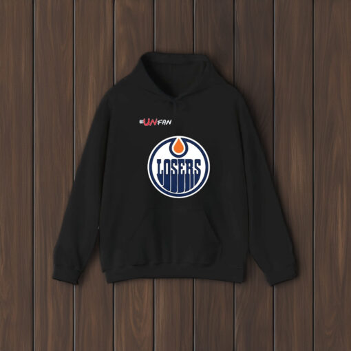 Oilers Parody Unfan Losers Logo T-Shirt1