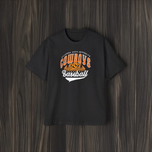 Oklahoma State Cowboys Baseball Comfort Colors T-Shirt1