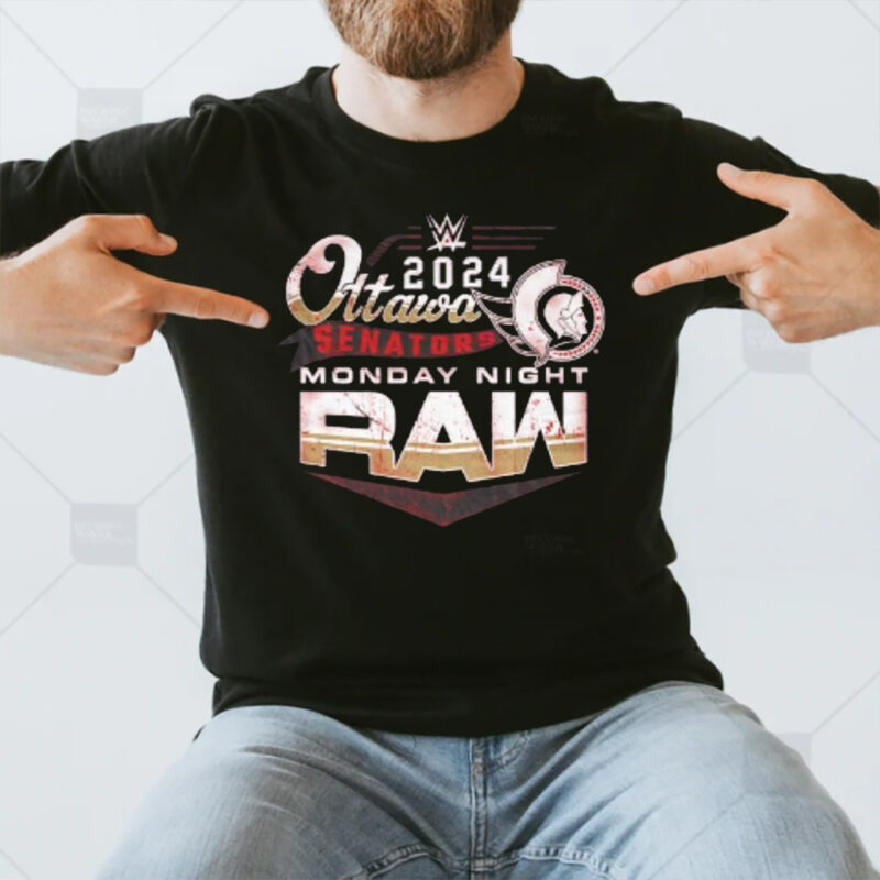 Ottawa Senators Monday Night Raw WWE T-Shirt3